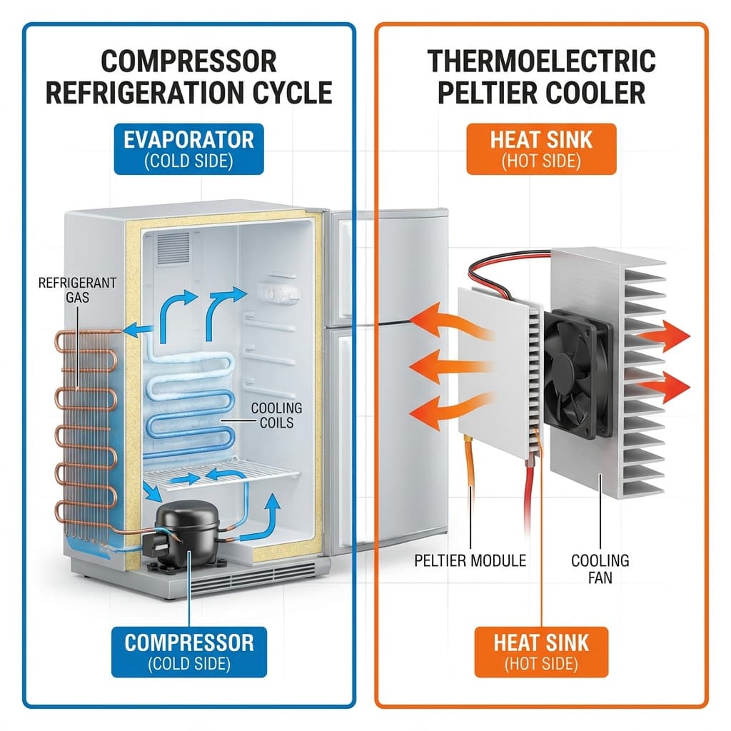 Geladeira Termoelétrica vs Compressor: O barato que sai caro?